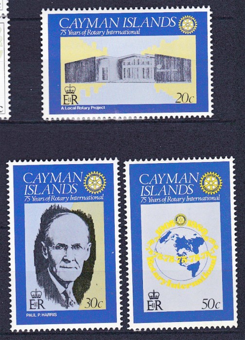 DB1 Rotary 1980 Cayman Ins. 3 v. MNH
