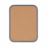 Cumpara ieftin Panou pluta 22 x 28 cm rama plastic gri Bi-Silque