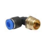 Mufa rapida cot din plastic cu surub metalic fi 6 si filet 1/4