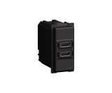 Priza USB 1M Tip C alimentare dubla 20W Living Now Bticino K4192CC