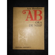 ANA BLANDIANA - ORA DE NISIP (1983)