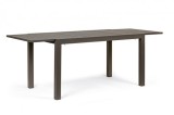 Masa extensibila din aluminium maro Hilde 140/210 cm x 77 cm x 75 h