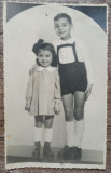 Copii// Foto Elit, tip CP, perioada interbelica, Romania 1900 - 1950, Portrete
