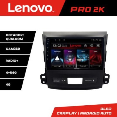 Navigatie Mitsubishi Outlander 2010 Lenovo Kit-056 8 core QLED 2K 4+64 360 Android Waze USB Navigatie Internet Youtube Radio v1 CarStore Technology foto