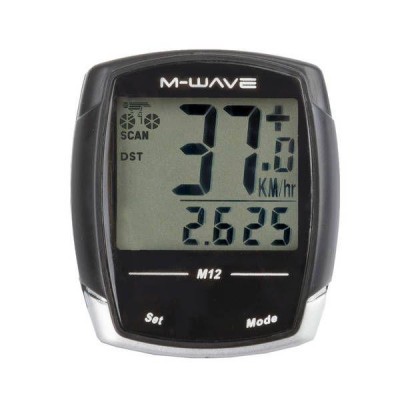 CICLO-COMPUTER M-WAVE M12, 12 FUNCTII foto