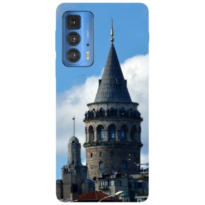Husa compatibila cu Motorola G20 model Galata Tower, Silicon, TPU, Viceversa foto
