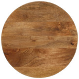 VidaXL Blat de masă rotund, &Oslash; 40x2,5 cm, lemn masiv de mango brut