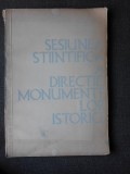 SESIUNEA STIINTIFICA A DIRECTIEI MONUMENTELOR ISTORICE, 1963
