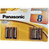 Panasonic-Baterii Alcaline Bronz AAA LR03 Blister*8