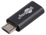 Adaptor USB 2.0 USB B Micro la USB C Gri, Goobay