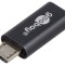 Adaptor USB 2.0 USB B Micro la USB C Gri
