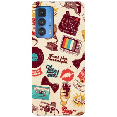 Husa compatibila cu Motorola Edge 20 Lite model Feel the nostalgia, Silicon, TPU, Viceversa foto
