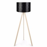 Cumpara ieftin Lampadar PWL-1060, E27 puncte naturale-negre, 38x140 cm