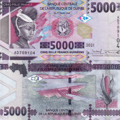 GUINEEA 5.000 francs 2021 UNC!!!