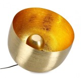 Veioza metal auriu Isham 36x32 cm