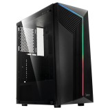 Carcasa SPACER WARRIOR, Middle Tower, ATX, fara sursa, sticla securizata