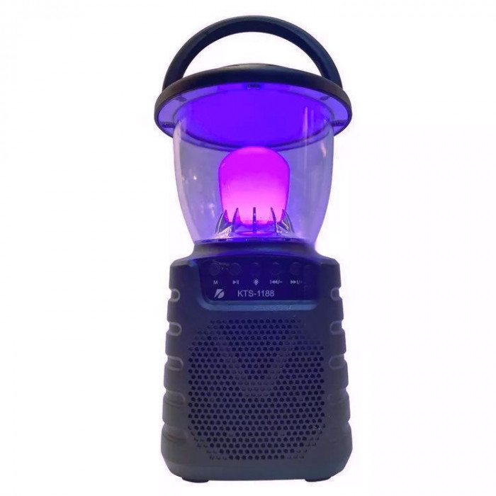 Boxa portabila KTS1188, 30W PMPO, BT, LED multicolor