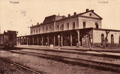 FOCSANI VRANCEA GARA CIRCULATA,ROMANIA. foto