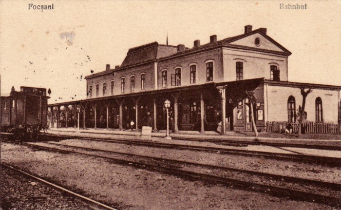 FOCSANI VRANCEA GARA CIRCULATA,ROMANIA.
