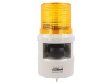 Semnalizator luminos și acustic 24VDC cu sirenă și lumină flash