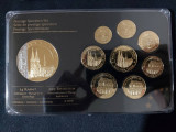 Set Euro - Probe Germania + medal placate cu aur, Europa