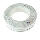 Cumpara ieftin Rola cablu electric MYY-UP, 2 x 1 mm2, din cupru, 100m, CEMYY-UP2-1MM-WH, 2C, 300 500V, alb