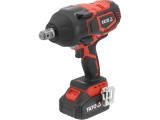 YATO Masina de insurubat cu impact prindere 3/4, 2000Nm cu acumulator Li-Ion 18V, 4Ah+ adaptor 1/2&amp;quot;