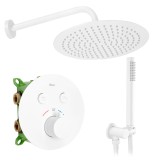 Set de duș incastrat Rea LUNGO MILER WHITE Matt BOX