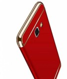 Husa Protectie Samsung Galaxy A5 2017, MyStyle, Luxury Red Plated, Fine Touch, Carcasa 3in1, Anti-zgarieturi, Rosie