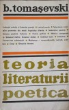 Teoria Literara Poetica - B. Tomasevski, Editura Univers 1973, Limba Romana, 396 pagini