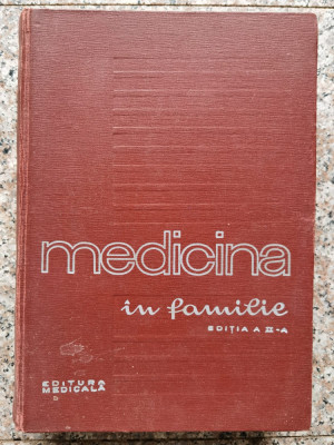 Medicina In Familie, Edtia A Ii-a - Marin Voiculescu , B160 foto