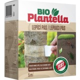 Banda adeziva lipicioasa pentru protectie copaci, Bio Plantella, latime 5 cm, lungime 5 metri, afide, omizi, paduchi, furnici