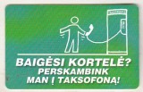 bnk card Cartele telefonice - Lithuania - Card Came to End? Recall...