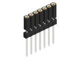 Conector mamă 1x7, THT, 3A