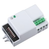Senzor de prezenta microunde Hepol, alb, IP20