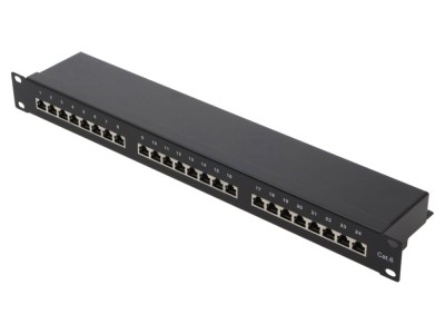Patch panel RJ45 Cat6 24 porturi foto