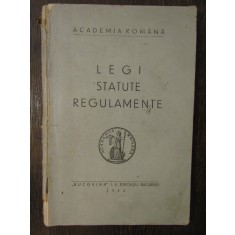 LEGI STATUTE REGULAMENTE 1940