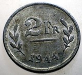 B.565 BELGIA WWII OCUPATIA ALIATA 2 FRANCS FRANCI 1944