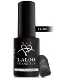 Oja semipermanenta Glass efect Black n9 Laloo 7ml