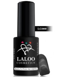 Oja semipermanenta Glass efect Black n9 Laloo 7ml foto