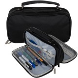 Penar dublu extensibil negru Maaleo, 2 compartimente si maner