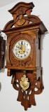 Ceas de perete cu pendula Junghans Art-Nouveau