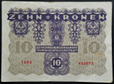 Bancnota istorica 10 COROANE / KRONEN- AUSTRIA, anul 1922 * cod 374