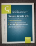 Culegere de teste-grila pentru admiterea in magistratura