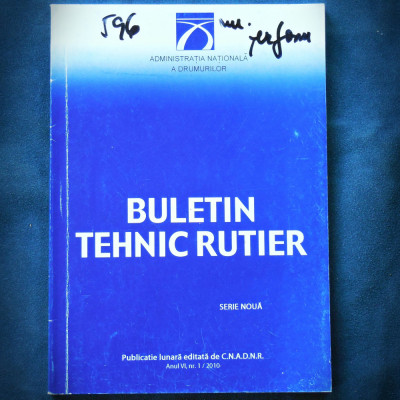 BULETIN TEHNIC RUTIER - NR. 1 / 2010 foto