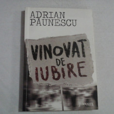 VINOVAT DE IUBIRE (roman) - ADRIAN PAUNESCU