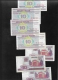 Bancnota Belarus 10 Ruble 2000, Stare F-VF, Numismatica Europa