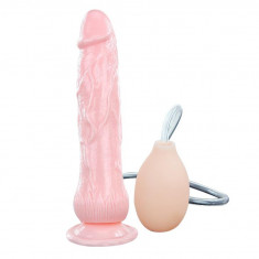 Dildo cu ejaculare penis super realist 19cm foto