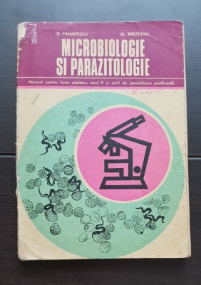 Microbiologie și parazitologie. Manual pentru licee sanitare - D. Panaitescu, Al. Brezeanu foto