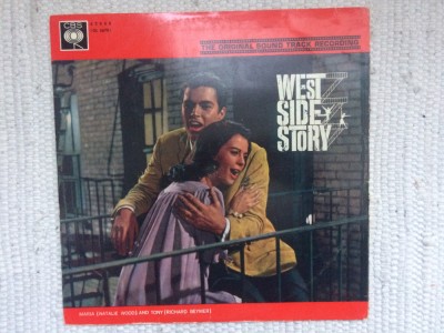 Leonard Bernstein West Side Story Original Sound Track Recording vinyl disc VG- foto
